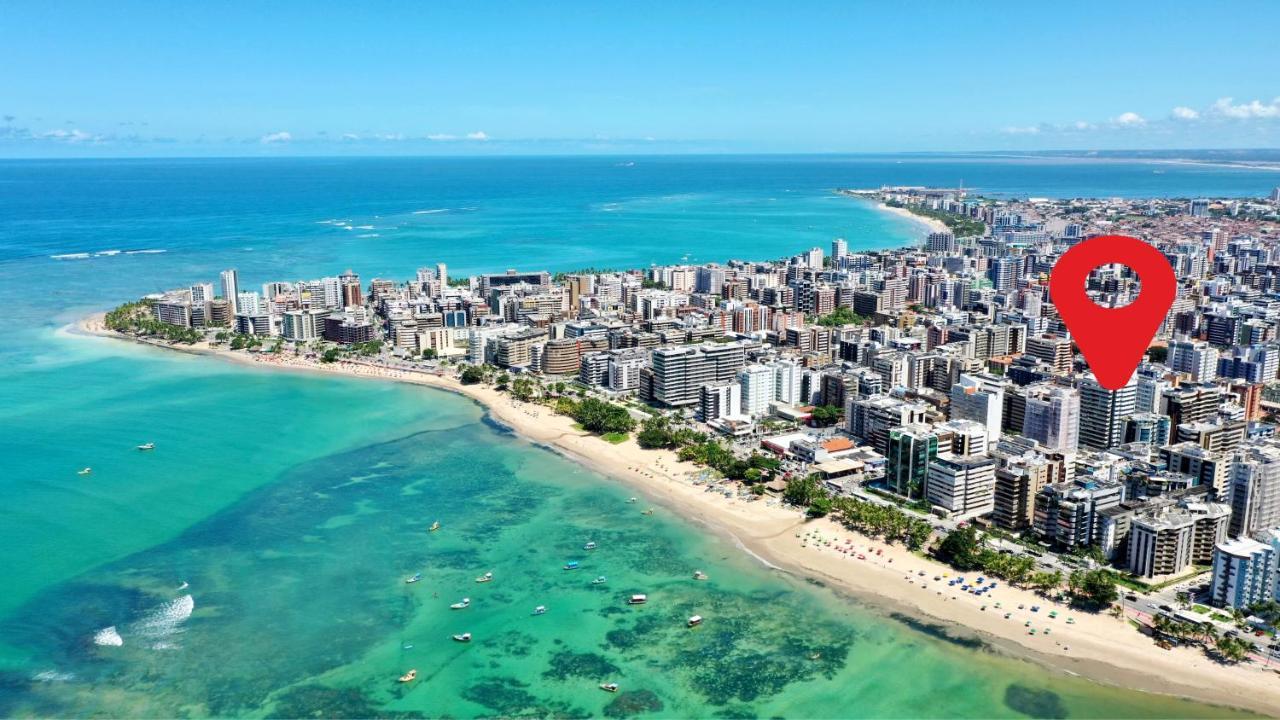 Edf Promenade - Apartamento Com 2 Quartos Climatizados A 150M Da Beira-Mar De Ponta Verde - Piscina, Academia, Sauna, Lavanderia, Home Cine, Churrasqueira, Salao De Jogos, Area Kids Maceió Exteriér fotografie
