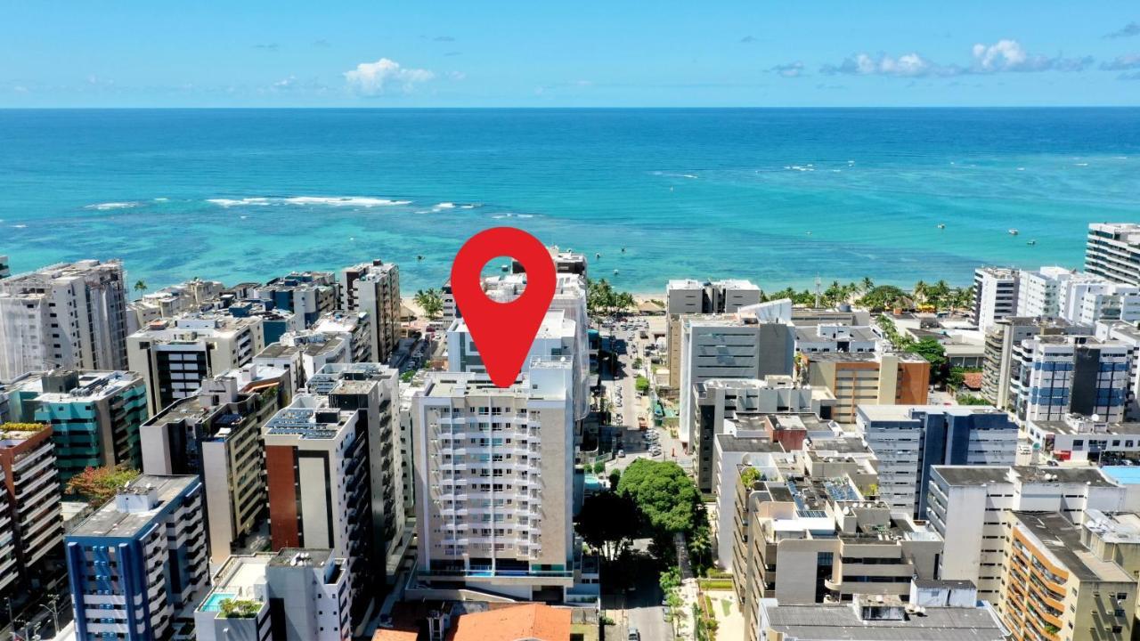 Edf Promenade - Apartamento Com 2 Quartos Climatizados A 150M Da Beira-Mar De Ponta Verde - Piscina, Academia, Sauna, Lavanderia, Home Cine, Churrasqueira, Salao De Jogos, Area Kids Maceió Exteriér fotografie