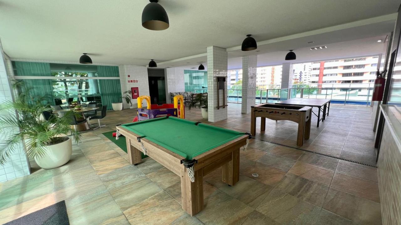 Edf Promenade - Apartamento Com 2 Quartos Climatizados A 150M Da Beira-Mar De Ponta Verde - Piscina, Academia, Sauna, Lavanderia, Home Cine, Churrasqueira, Salao De Jogos, Area Kids Maceió Exteriér fotografie